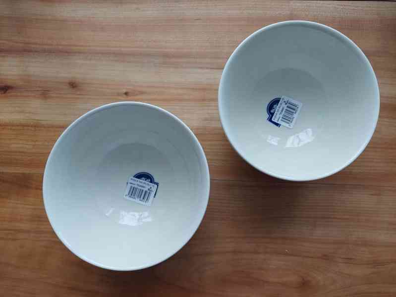 2x krásná nová porcelánová miska dekorační nebo na dobroty - foto 2