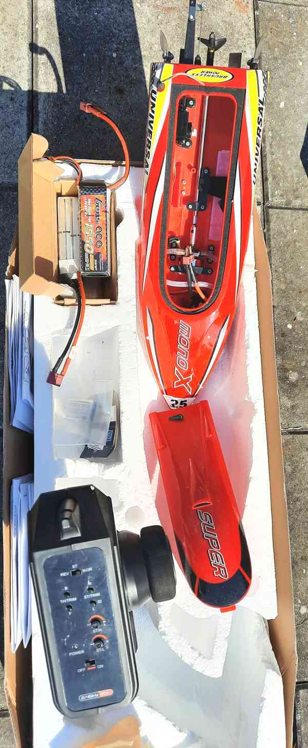 Závodní RC loď Super Mono X brushless – rychlost až 45km/h - foto 4