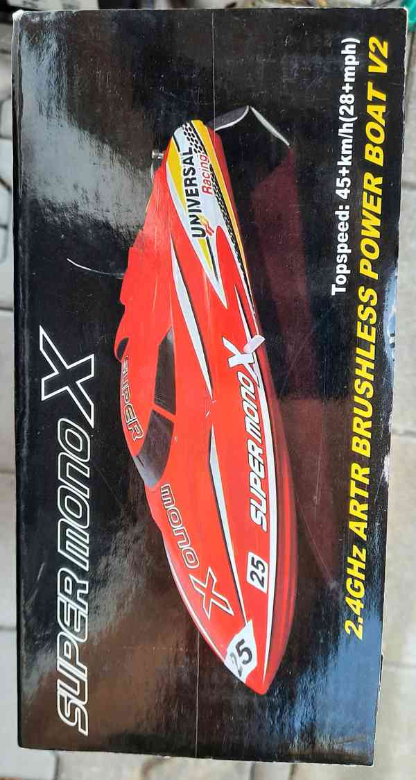 Závodní RC loď Super Mono X brushless – rychlost až 45km/h - foto 9