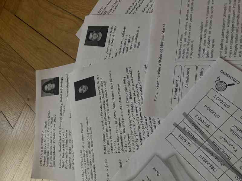 Poslední klapka detektivní hra - foto 7