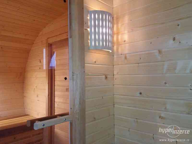 Venkovní  Oválná sauna 4 m. - foto 13