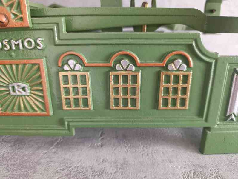 Krásné starožitné váhy KOSMOS po renovaci, pův.mísky - foto 8