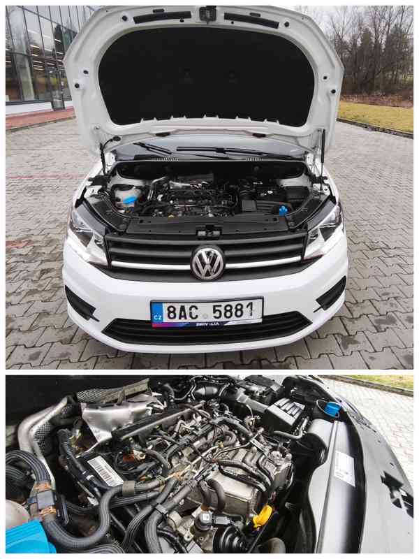 VW Caddy 2.0 TDi,75kW,ČR,2020,DPH,TOP stav - foto 8