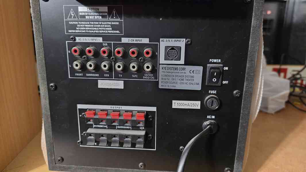 Genius DHT-510 domácí kino 5.1 - 2x kompletní sada - foto 5