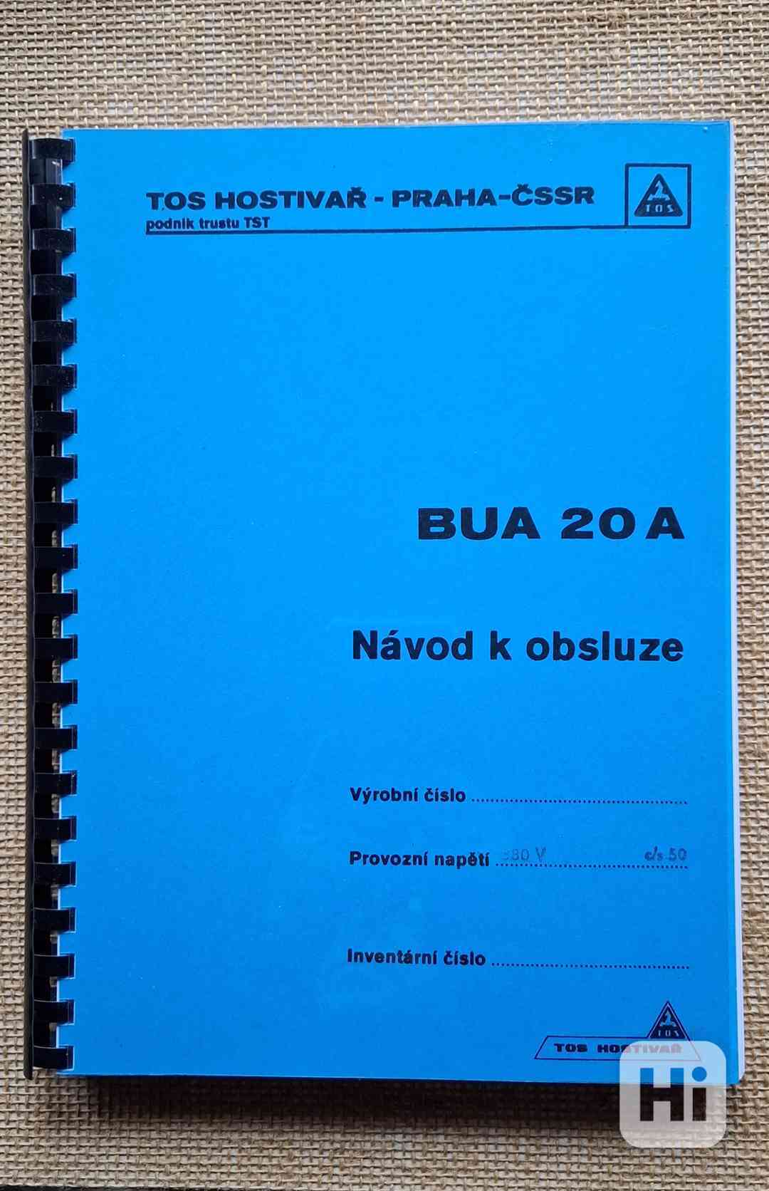 Návod brusky BUA-20A - foto 1