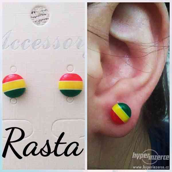 Náušnice Rasta - foto 1
