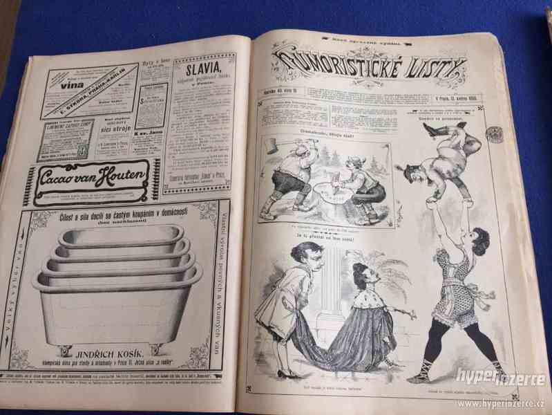 120 let staré časopisy Humoristické Listy 1897,1898,1899 - foto 4