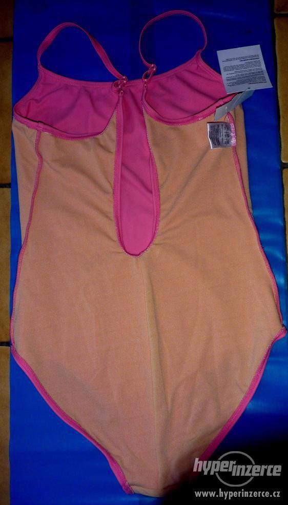 NOVÉ RŮŽOVÉ CELKOVÉ PLAVKY vel. D42 (L-XL) - foto 3