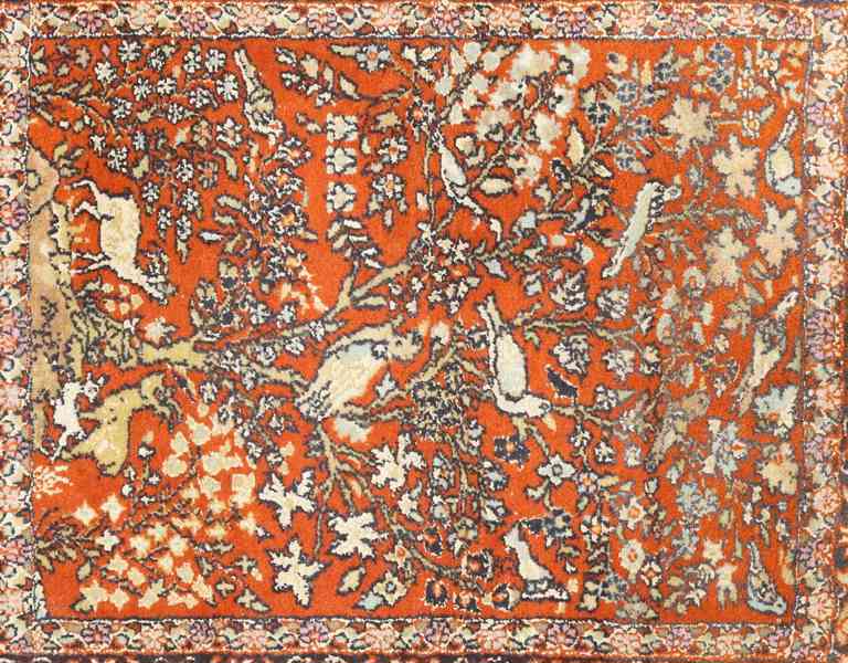 Hedvábný koberec Ghoum - strom života - foto 2
