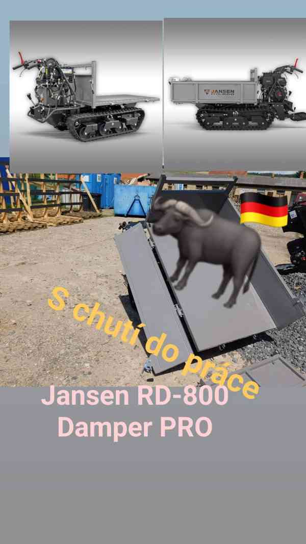 Jansen RD-800 damper dumper PRO - foto 2