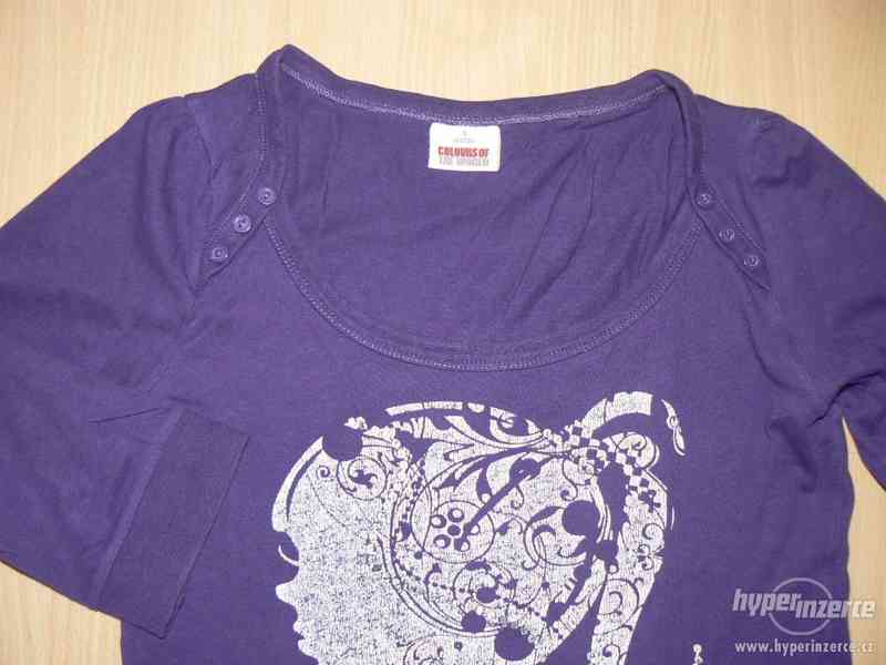 Dívčí nebo dámské triko fialové velikost S - nebo 34-36 - foto 2