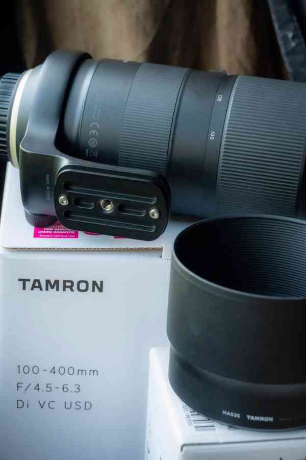 Tamron 100-400 pro Nikon + Tap-in USB konzole + stativ.patka - foto 6