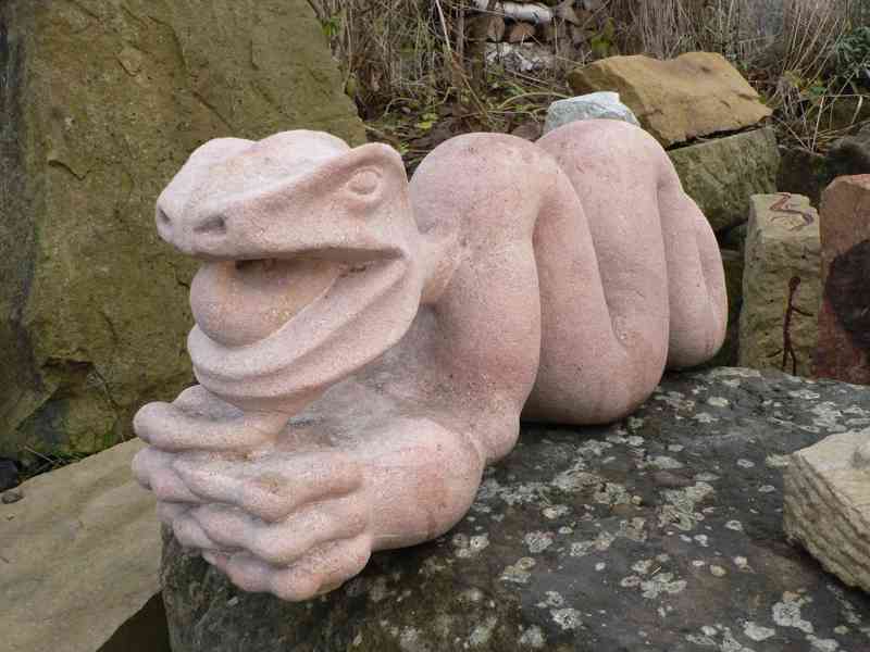 Serpent - socha, zahradní plastika