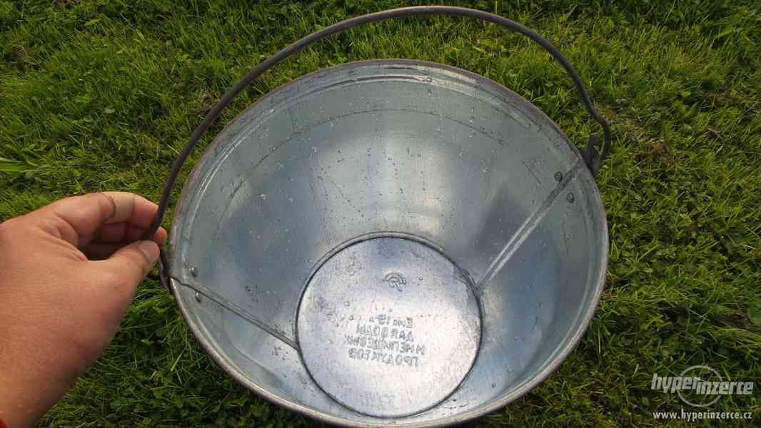 PRODAM plechový pozinkovaný kbelík kýbl vědro - foto 1