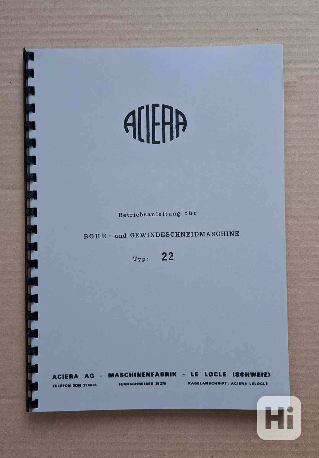 Návod vrtačky ACIERA 22 - foto 1