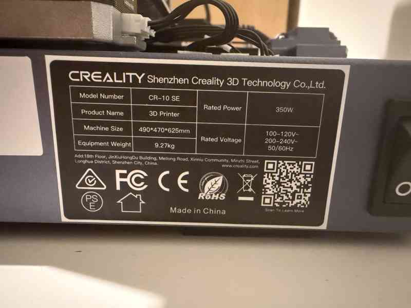 3D tiskárna Creality CR-10 SE - foto 5