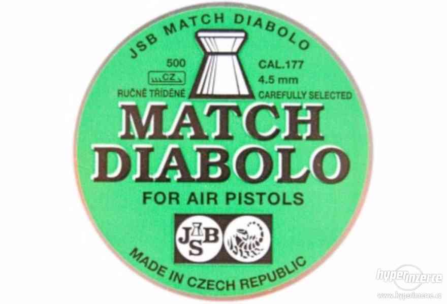 Diabolo JSB Match pistole 500ks cal.4,5mm - foto 1