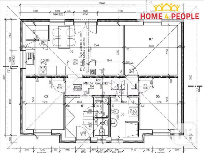 Výstavba domu s pozemkem Bára 4+kk, 84 m2 s pozemkem 1120 m2 (č.22) Bořenovice u Holešova - foto 19