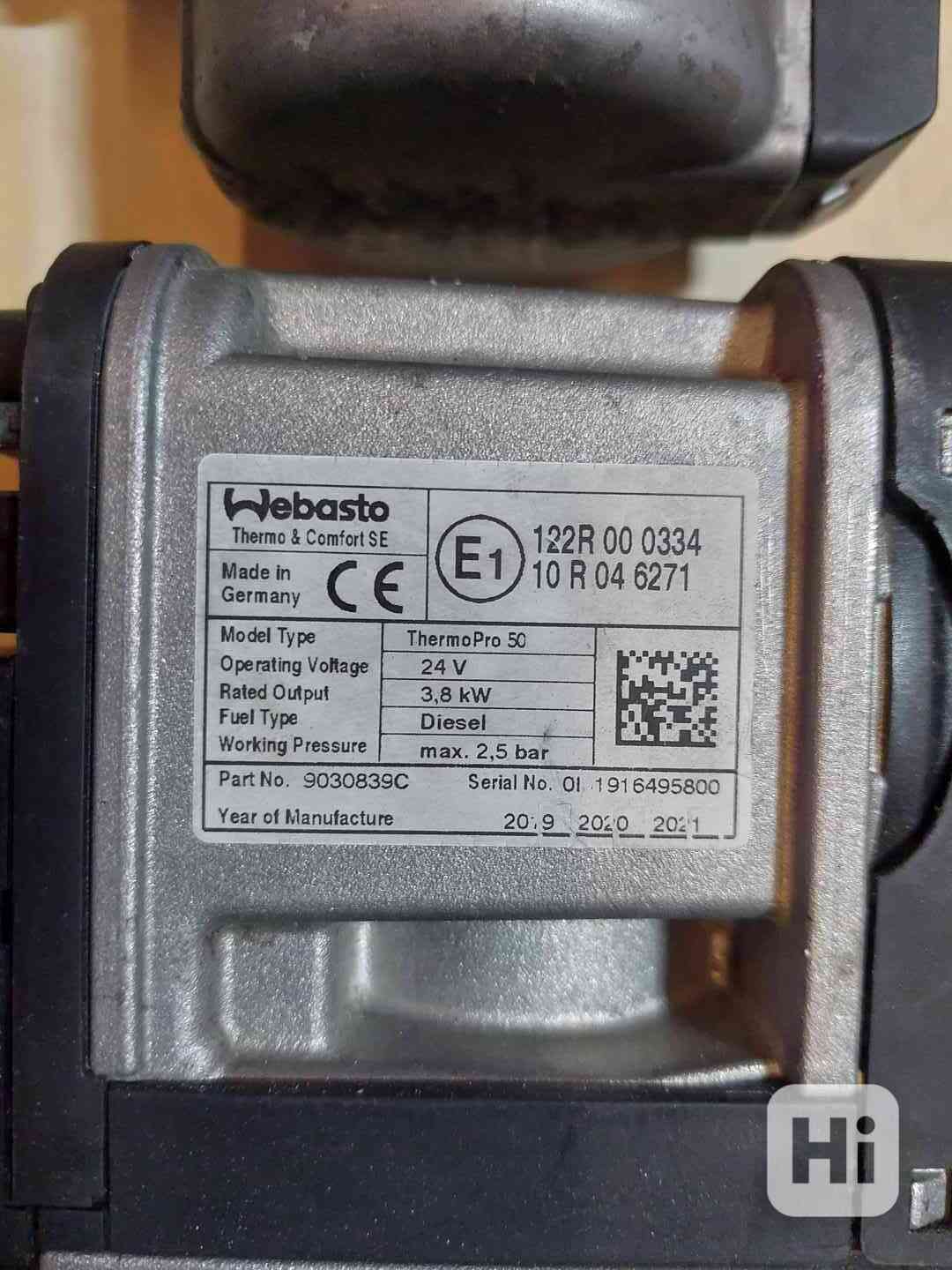 Webasto Thermo Pro 50 24V s DO(Jeřáb,bagr,Tatra..) - foto 1
