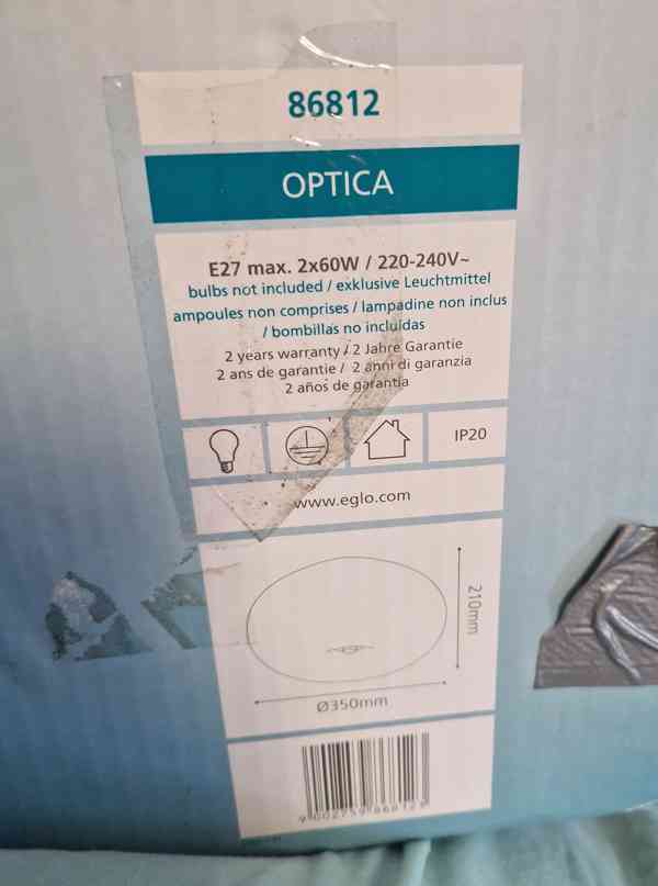 náhradní stínidlo k lustru OPTICA EGLO 86812 - foto 2