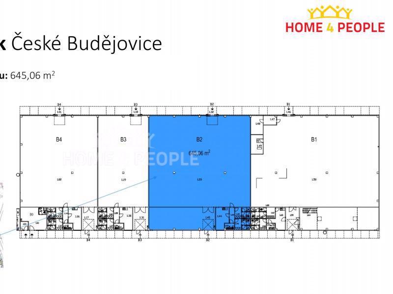 Pronájem, obchodní prostory, 645 m2, České Budějovice  - foto 4