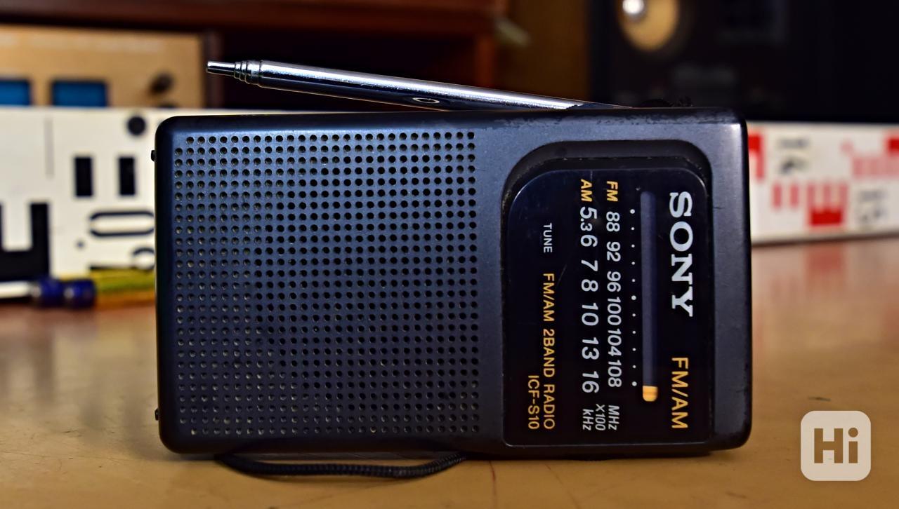 SONY ICF-S10 FM/AM 2Band Pocket Radio - kapesní mini rádio - foto 1