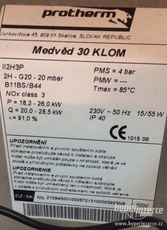 Plynový kotel Protherm Medvěd 30 KLOM - foto 4