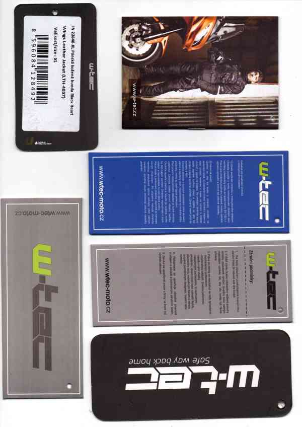 Kožená motobunda W-TEC Black Heart Wings Leather Jacket XL - foto 13