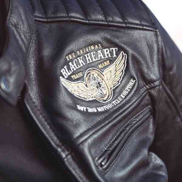 Kožená motobunda W-TEC Black Heart Wings Leather Jacket XL - foto 8