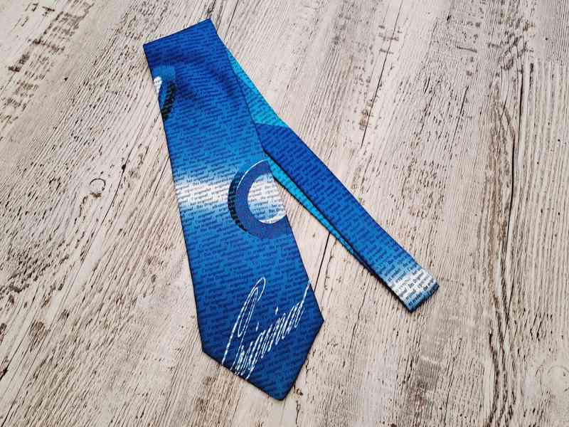 Pánská kravata s nápisem Original - foto 4