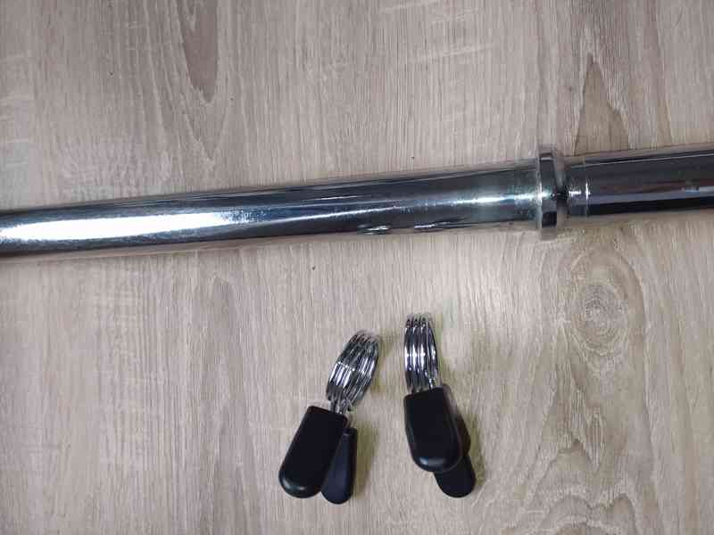 Nakládací posilovací tyč ( OSA ) 180cm 350,- - foto 5