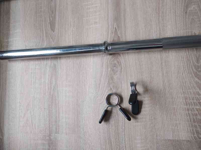 Nakládací posilovací tyč ( OSA ) 180cm 350,- - foto 6