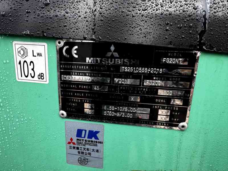 Vysokozdvižný vozík Mitsubishi FG20NT - foto 5