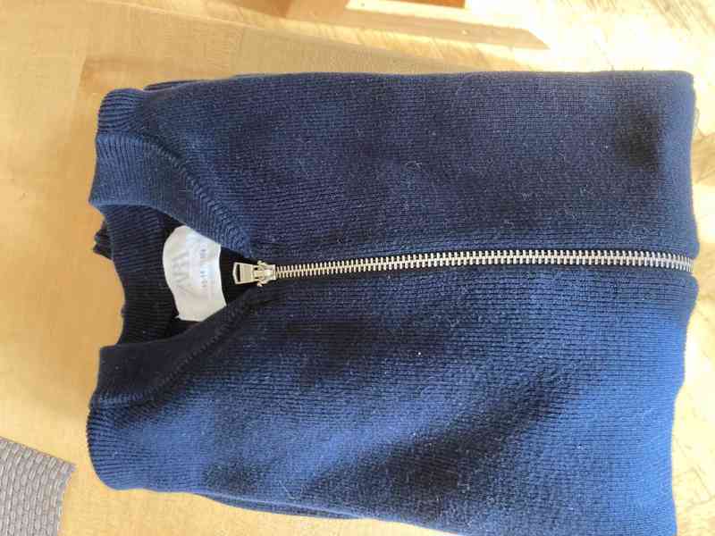 Chlapecký svetr Zara 164, tmavě modrý - foto 5