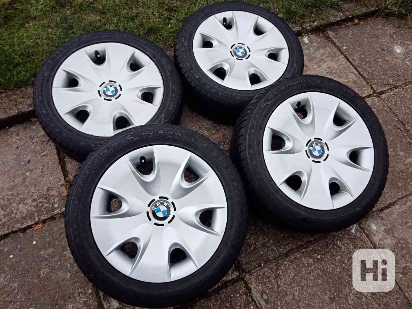 Zimní kola 16ky 5x120 pneu 70% BMW - dobírka možná - foto 1