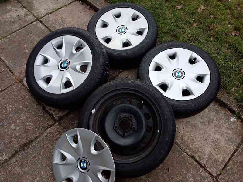 Zimní kola 16ky 5x120 pneu 70% BMW - dobírka možná - foto 4