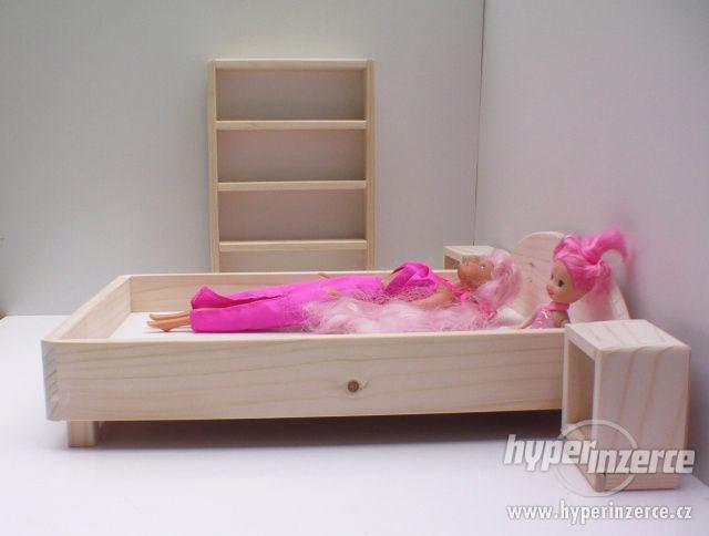 dřevěný nábytek pro panenky ložnice - foto 3