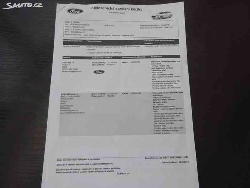 Ford Focus 1.5 TDCI Combi r.v.2018 (88 kw) 2.MAJITEL - foto 24