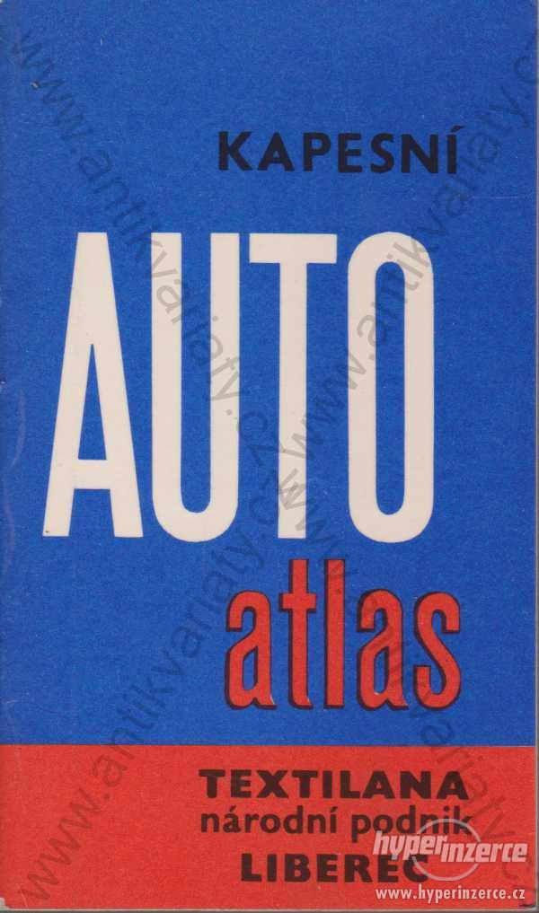 Kapesní auto atlas 1971 Kartografie - foto 1