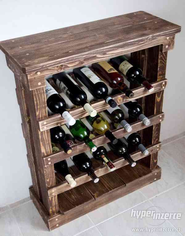 Dřevěná vinotéka pro 15 lahví - foto 1