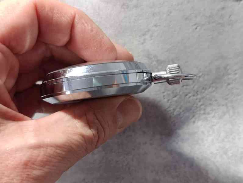 Originální kapesní stopky Hanhart v pěkném zachovalém stavu - foto 9