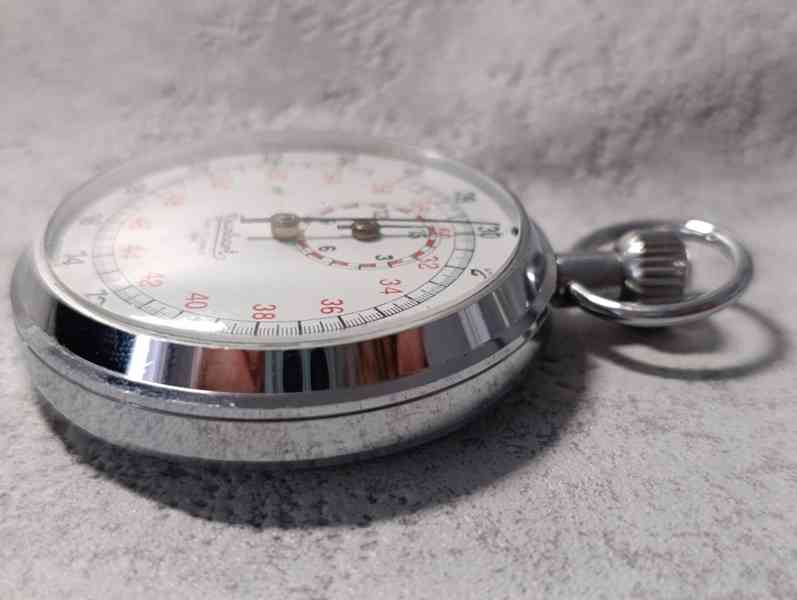 Originální kapesní stopky Hanhart v pěkném zachovalém stavu - foto 11