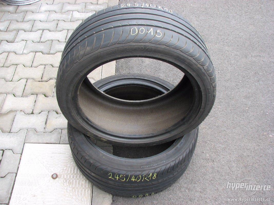 Letní pneu 245/40R18, Vzorek 6mm, Fulda - foto 1