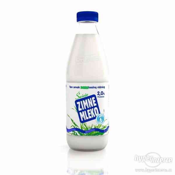 Čerstvé mléko 0,75L a 1L sklenné flaše - foto 1