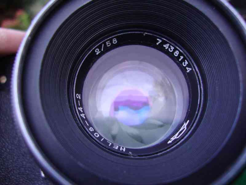 Foto fotoaparát PRAKTICA PLC 2 + objektiv Helios 44-2 58mm - foto 8