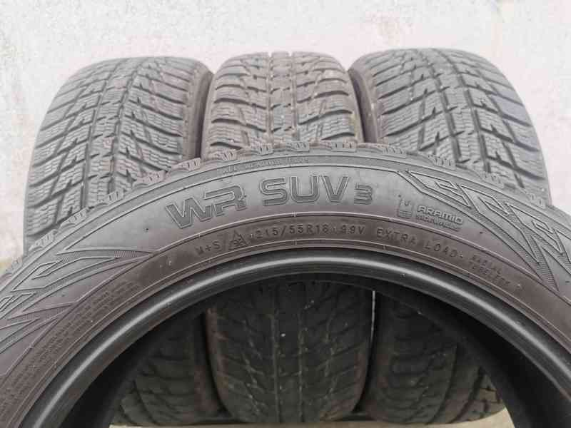 215/55R18 zimní pneu Nokian WR SUV 3   8,6mm