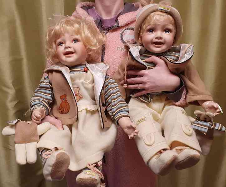 porcelánová panenka 53cm, 2ks cena za obě - foto 10