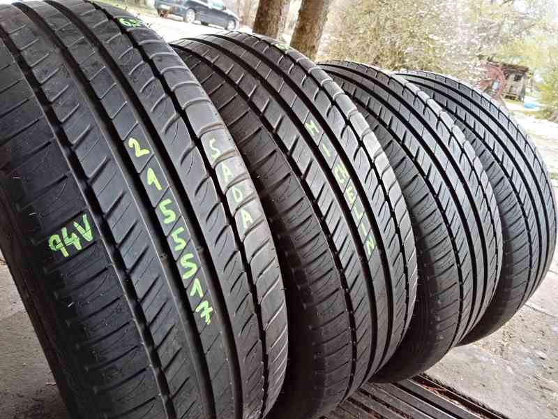 Letní pneu 4kusy 215/55/17 vzorek 90% MICHELIN - dobírka - foto 2