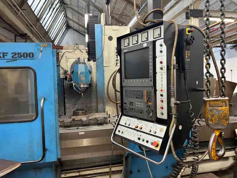 Univerzální CNC frézka, BT50, 28 kW , ZAYER 20 KF 2500 - foto 3