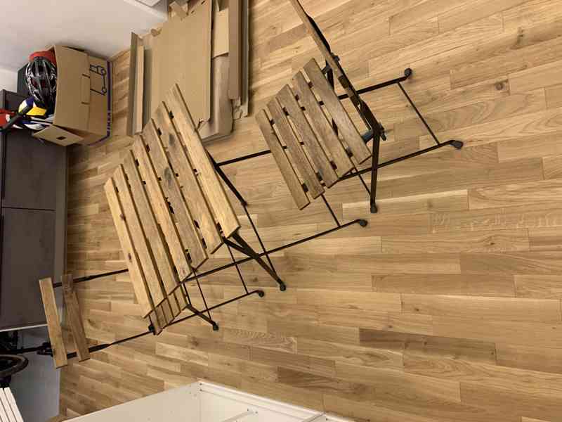 Stůl + 2 židle IKEA TARNO - venkovní - foto 1